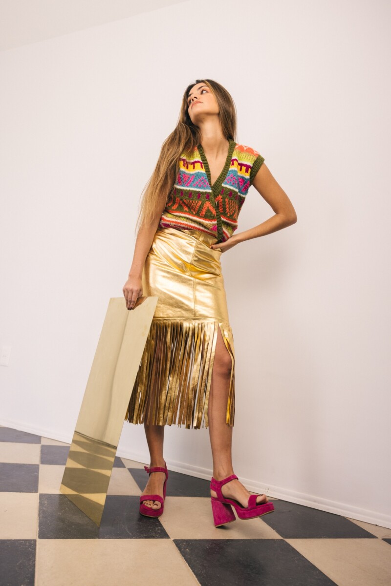 Movement Skirt Dorado Fuerte