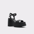 TAINA BLACK SMOOTH LEATHER BLACK