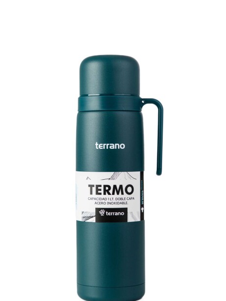 Termo con Manija Rígida Color Petróleo