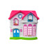 OUTLET Casa 2 pisos c/pareja y muebles caja 33.5*19 cm Outlet Casa 2 Pisos C/pareja Y Muebles Caja 33.5*19 Cm