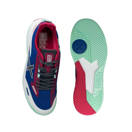 MUNICH HOOPER KID 02 Mint/Blue/Red/White