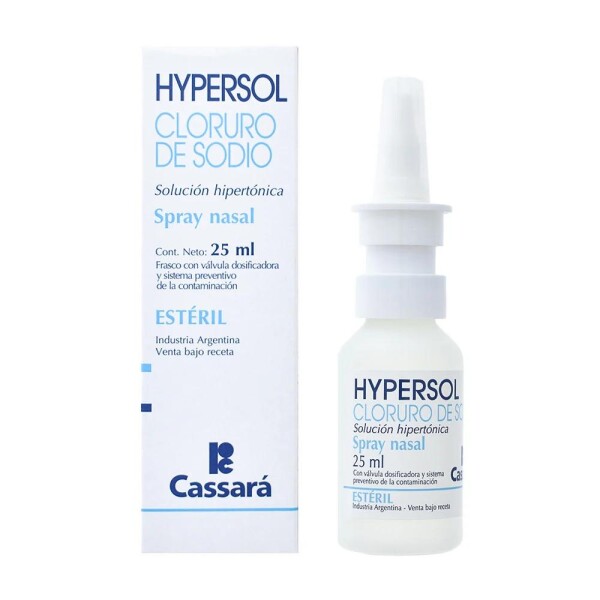 Spray Nasal Hypersol 3% 25 ml - Spefar Spray Nasal Hypersol 3% 25 ml - Spefar
