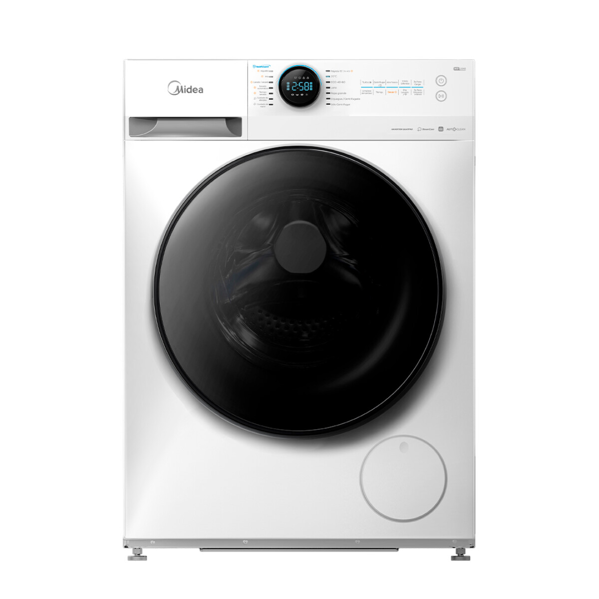LAVASECARROPAS FRONTAL INVERTER 11KG/7KG MIDEA MF200D110WB/W 