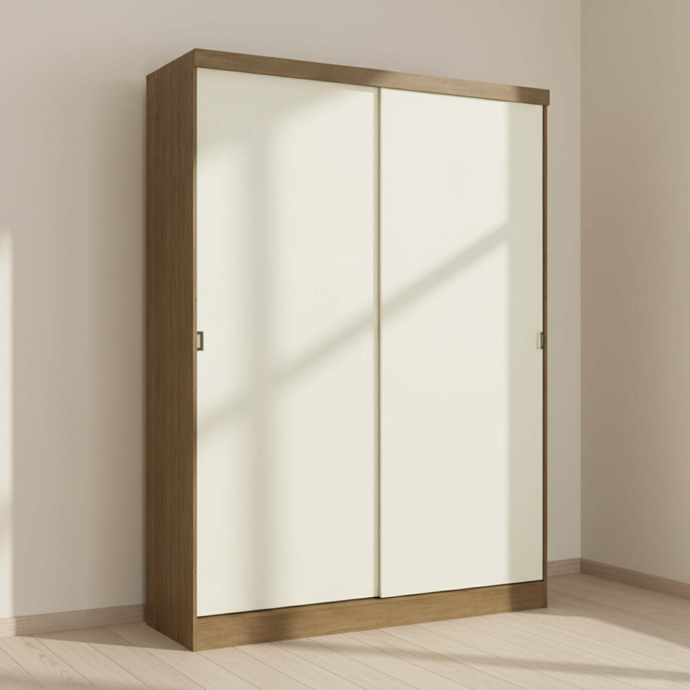 PLACARD ROPERO 2 PUERTAS MDF-Y-MDP MARRON J563