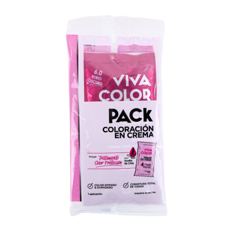 TINTA VIVA COLOR PACK 6.0 RUBIO OSCURO TINTA VIVA COLOR PACK 6.0 RUBIO OSCURO