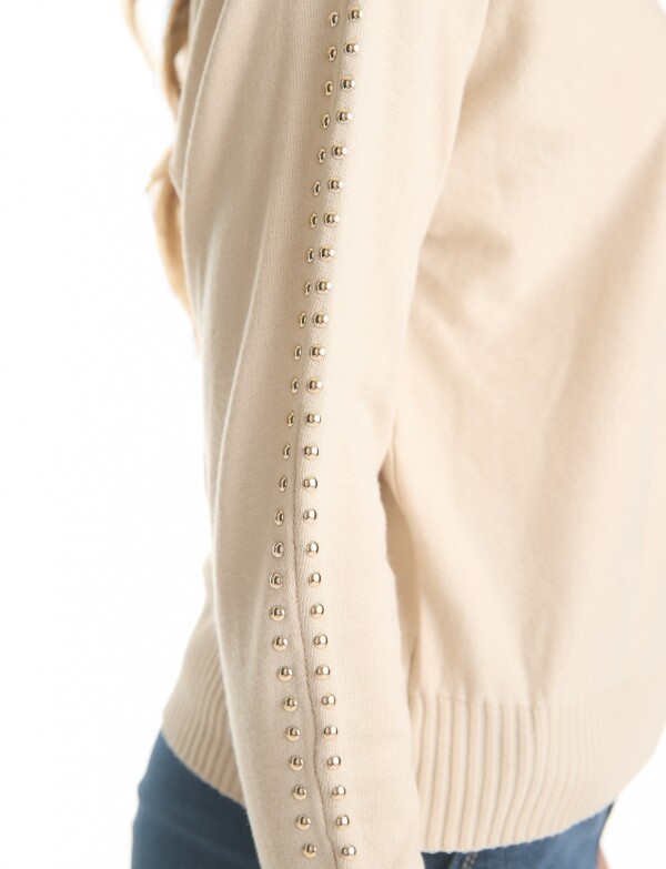 Buzo Dolman Tachas BEIGE