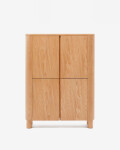 Aparador alto Salaya de madera contrachapada de fresno FSC Mix Credit 100 x 134 cm Aparador alto Salaya de madera contrachapada de fresno FSC Mix Credit 100 x 134 cm