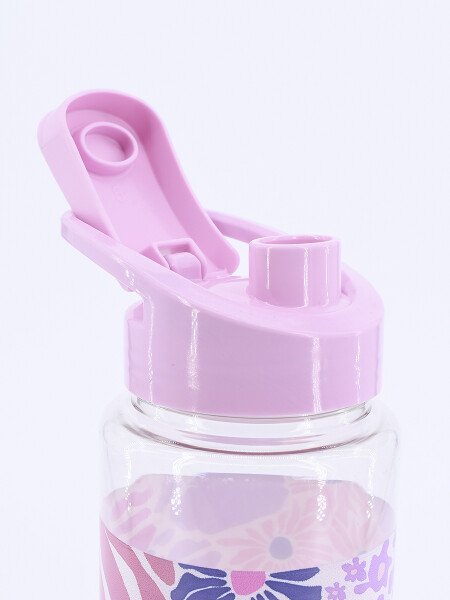BOTELLA FLOWERS ROSADO
