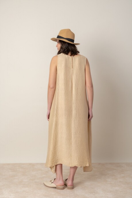 VESTIDO LUX LUNA Camel