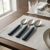 UNA Set 3 Cucharas M.Plastico Azul 83320/28 UNA Set 3 Cucharas M.Plastico Azul 83320/28