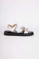 SANDALIA PADDOCK BUNA Plateado