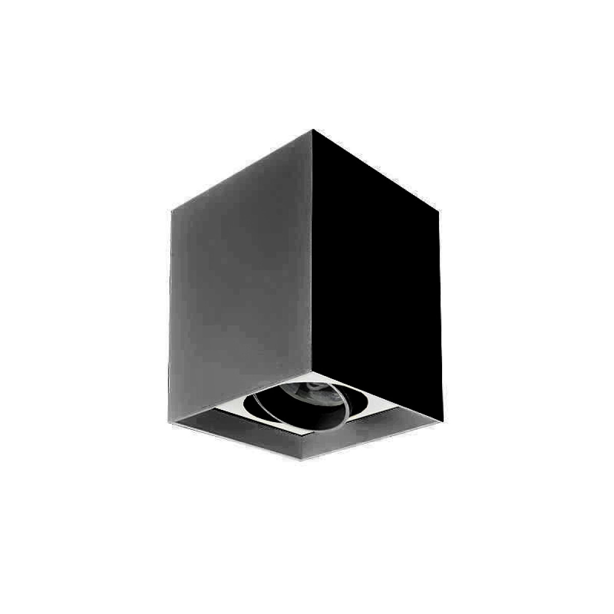 Aplique techo LED int. negro 9W 3000K 100x100mm - NV0399 