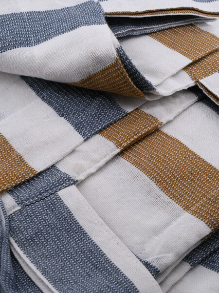 CORTINA RAYAS AZUL OSCURO