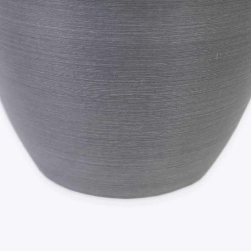 MACETERO PLAST GRIS 23X19CM Unica