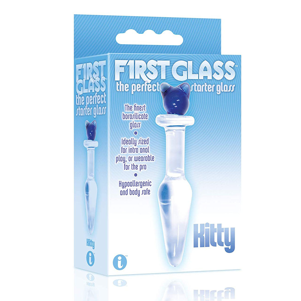 First Glass Plug Vidrio Kitty Love 