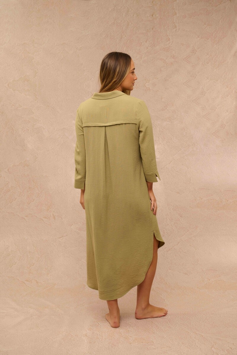 VESTIDO IRINA VERDE MUSGO VESTIDO IRINA VERDE MUSGO