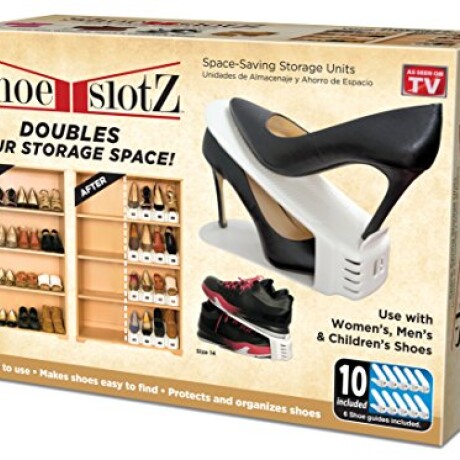 Organizador de Zapatos Shoe Slotz 6 Piezas de Plástico 001
