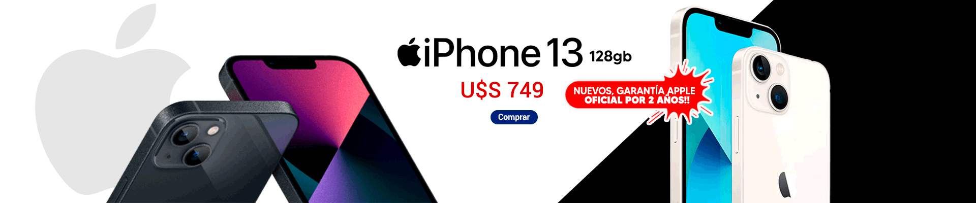 ¡iPhone 13 NUEVO con garantía oficial en oferta!
