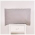 Funda para almohada 50x90 Lisa 400 Hilos Gris