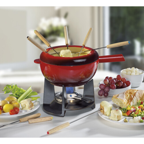 SET Fondue 20cm Saas-Fee Rojo Hierro SET Fondue 20cm Saas-Fee Rojo Hierro