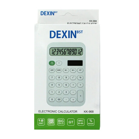 Calculadora Dexin Verde