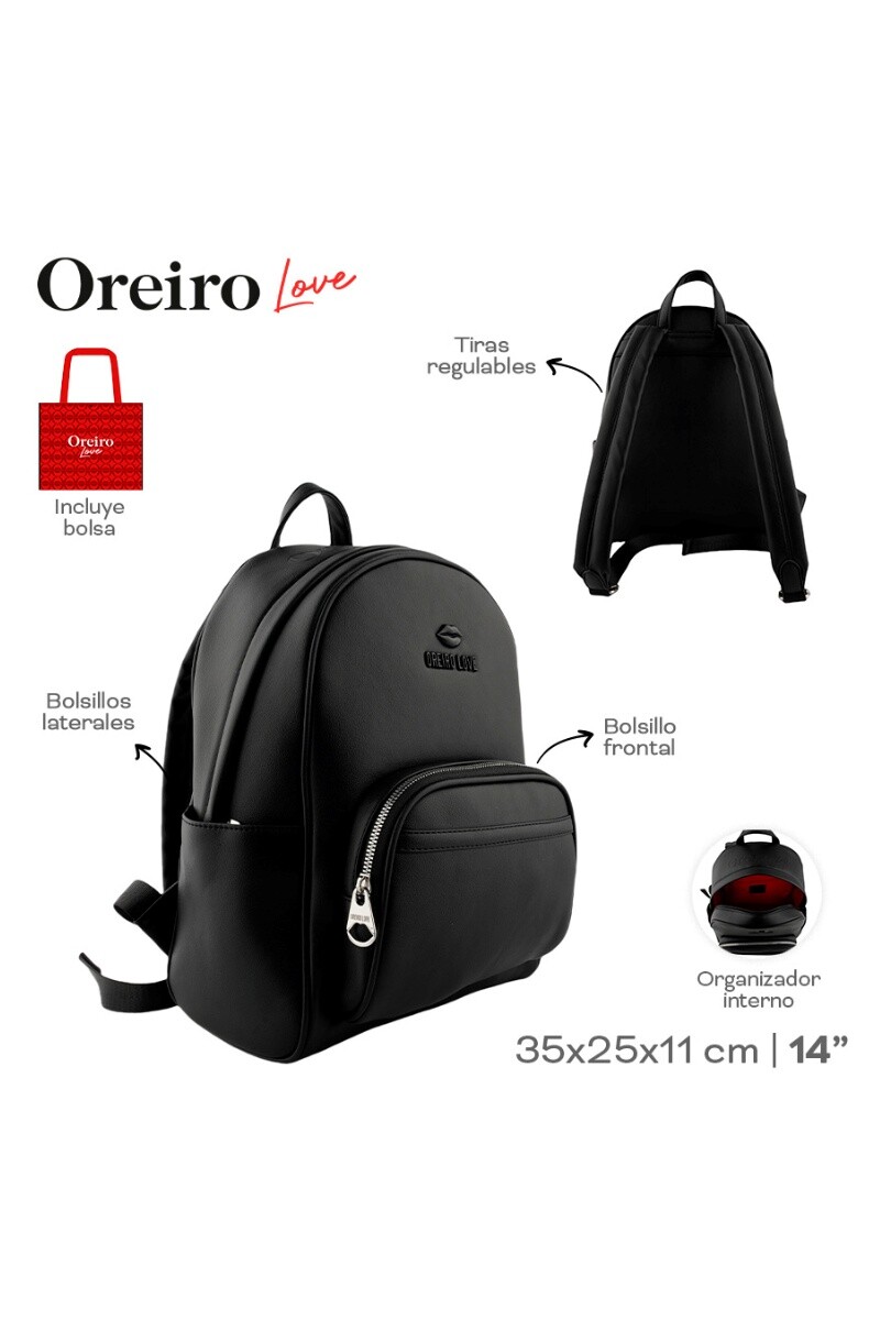 Mochila Las Oreiro Negro