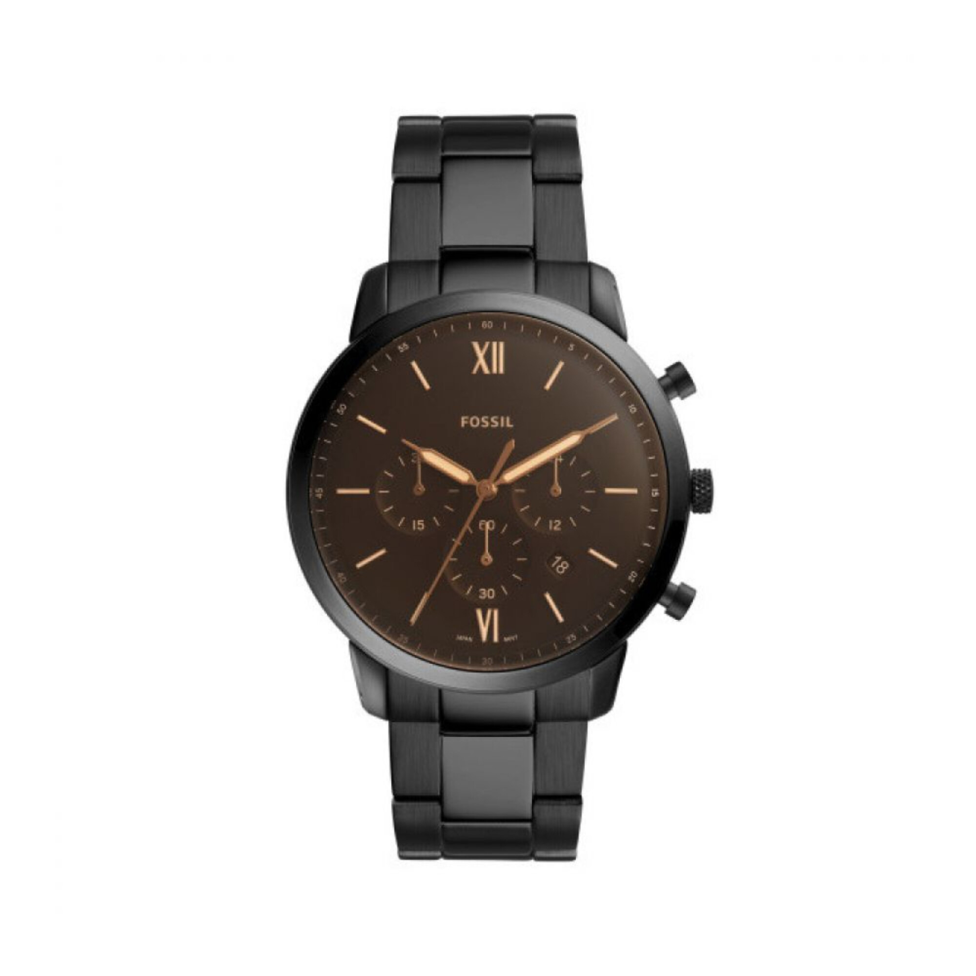 Reloj FOSSIL NEUTRA Acero Negro Esfera 44mm — WatchMe