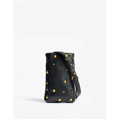 Portacelular Con Tachas Mixplating Negro