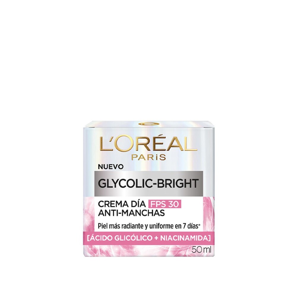 LOREAL GLYCOLIC CREMA FACIAL DIA FPS30 única