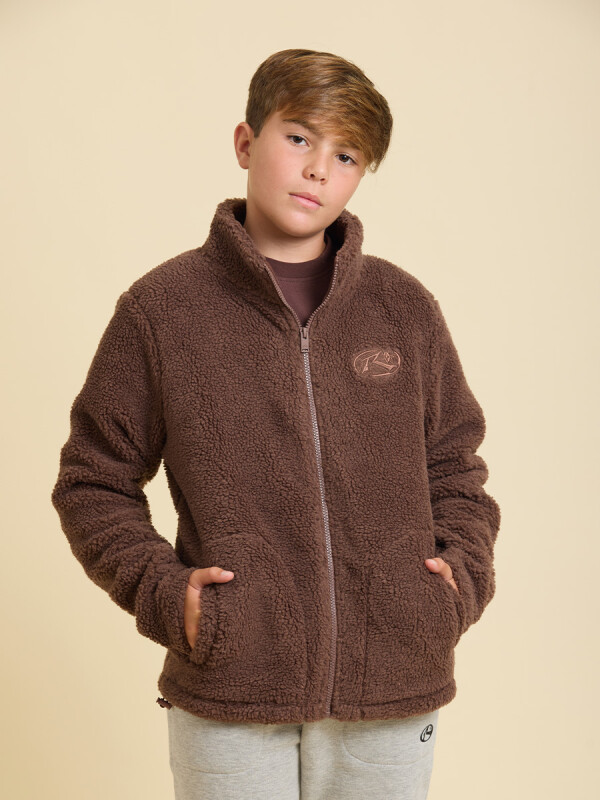CAMPERA SAYER TEEN ( SHERPA ) RUSTY MarrÓn