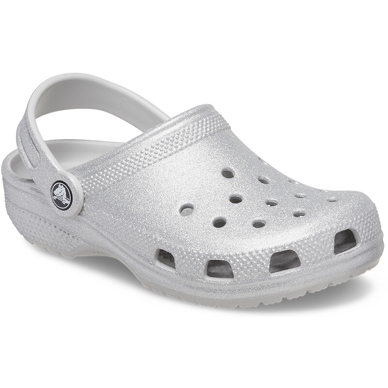 Classic Clog Glitter Gris
