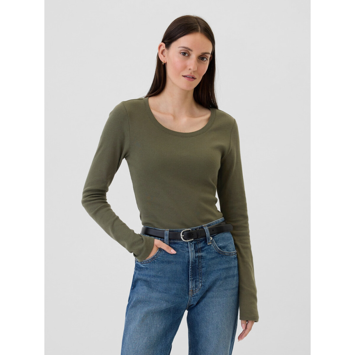 V-LS FAV CREW SLD - OLIVE NIGHT 