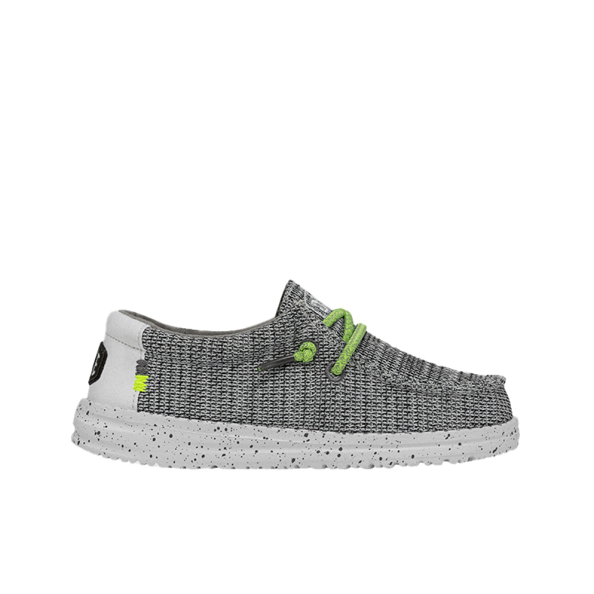 Calzado Hey Dude Wally Youth Sox - Gris 