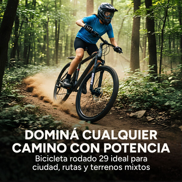 Bicicleta Jook Montaña Rod 29 Freno Disco 21 Velocid Shimano Gris 1