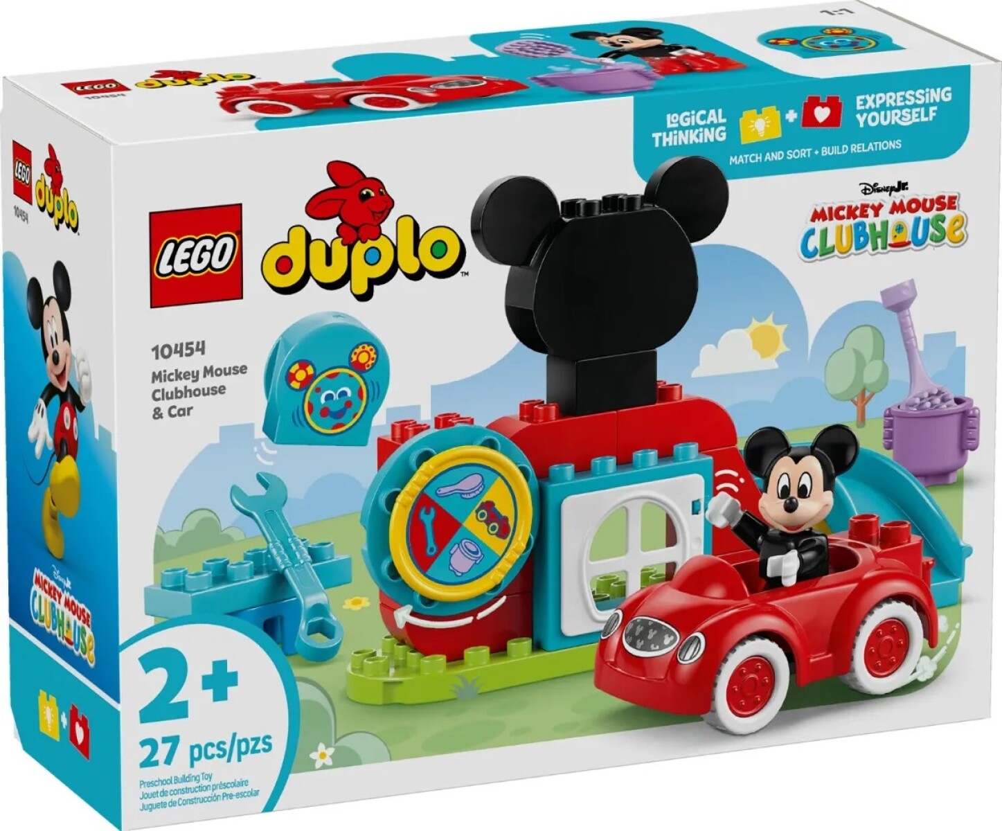 Lego® Duplo® Disney Casa Y Auto De Mickey Mouse Kit 10454 Cantidad de piezas 27 