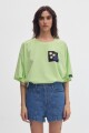 T-shirt Boxy Green