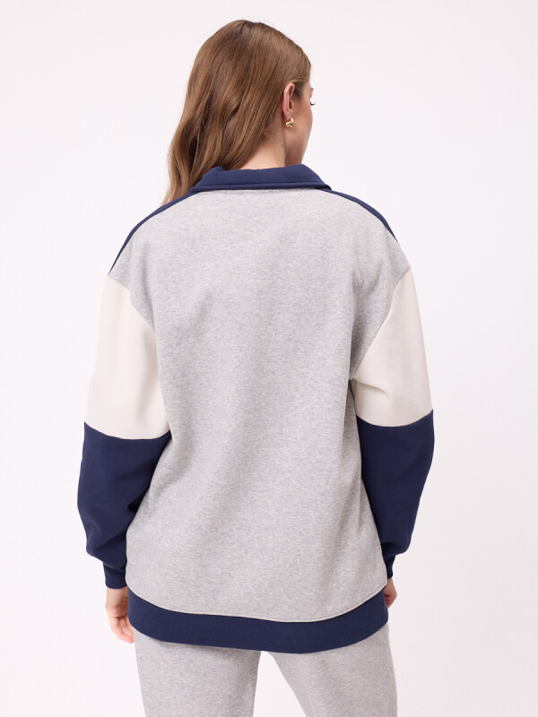 SWEATER PARKES RUSTY Gris Claro