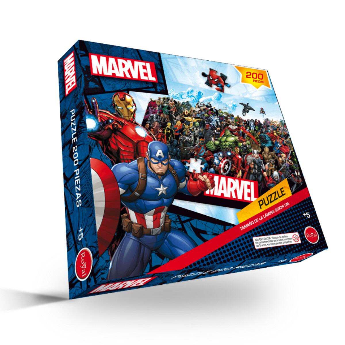Puzzle Marvel 200 Piezas Royal - 001 