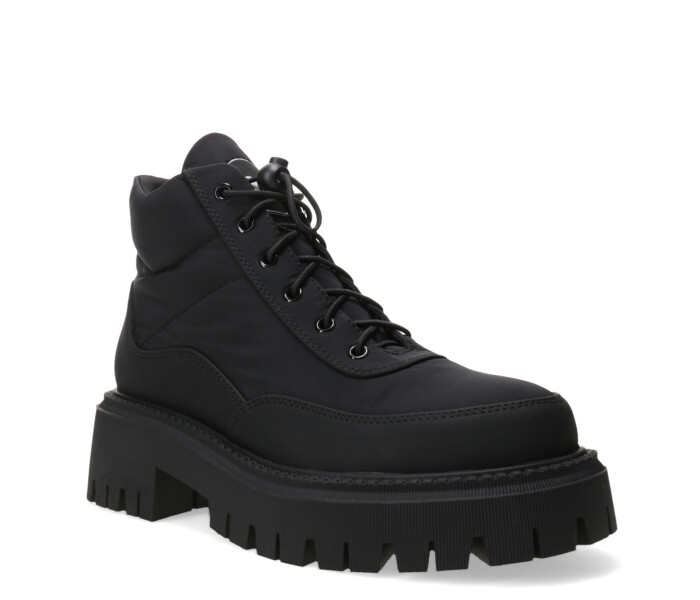 Bota de Mujer Miss Carol NANTU acordonada Negro