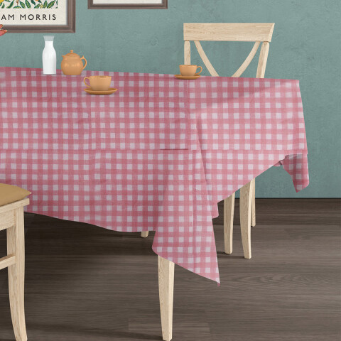 Mantel Rectangular Bukara Peva 140 x 210 cm 1084 CUADROS ROJO