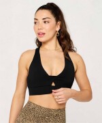 Bra Deportivo Oasis Twist Medium Impact Mujer Black