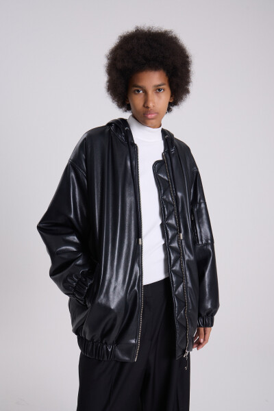 BOMBER COLOMERA Negro