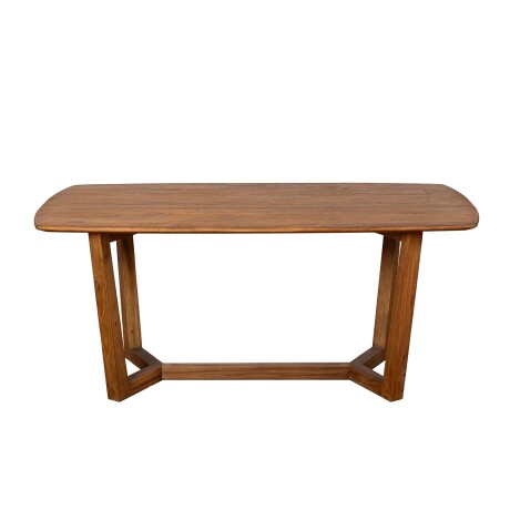 MESA DE COMEDOR MADERA NATURAL-BEIGE TECA