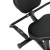 Bicicleta Fija Horizontal Active - Odómetro Pulsómetro Negro