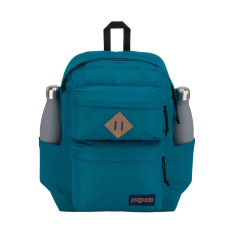 Mochila Jansport Double Break Deep Lake Verde