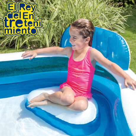 Piscina Intex Inflable Familiar C/ Asientos Posavasos Piscina Intex Inflable Familiar C/ Asientos Posavasos