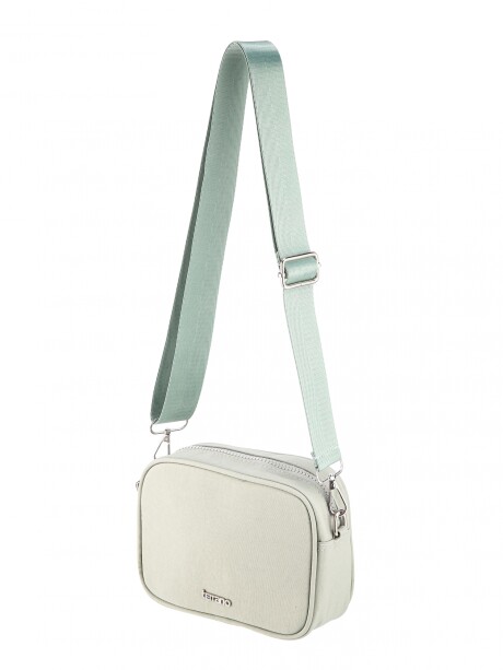 Bandolera Perla Verde Tela