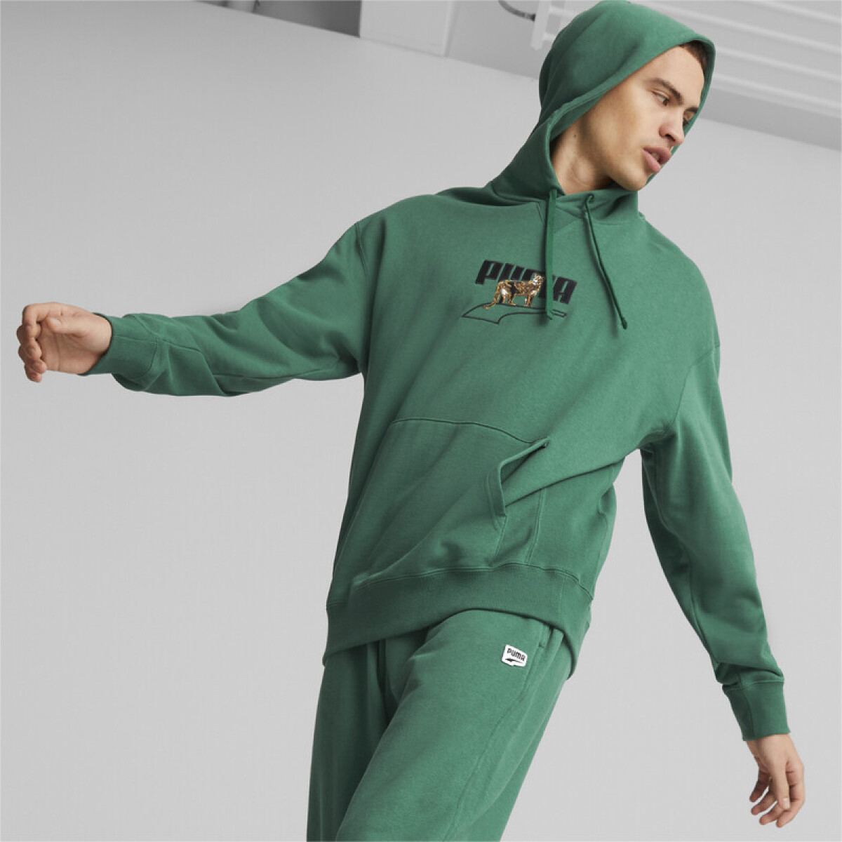 Downtown Gr.Hoodie TR 53824437 - Verde 