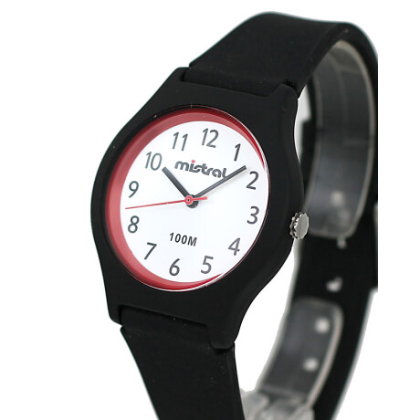 Reloj Mistral Deportivo Silicona Negro 0