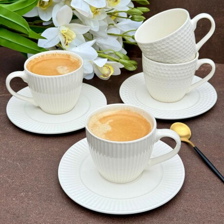 Juego De Taza Café Cerámica 2 Piezas - 250 ml Juego De Taza Café Cerámica 2 Piezas - 250 ml
